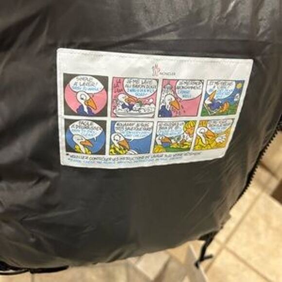 Moncler men's maya down Black Puffer Jacket size 4. NWT - Picture 11 of 16